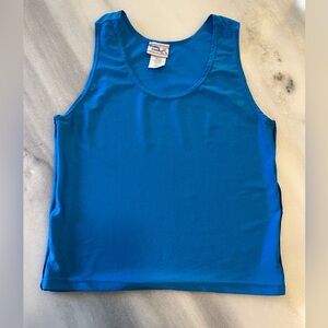 Vintage shimmery stretch workout/dance top.